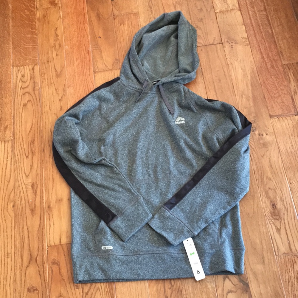 New with tags Men’s small RBX gray dri-fit hoodie